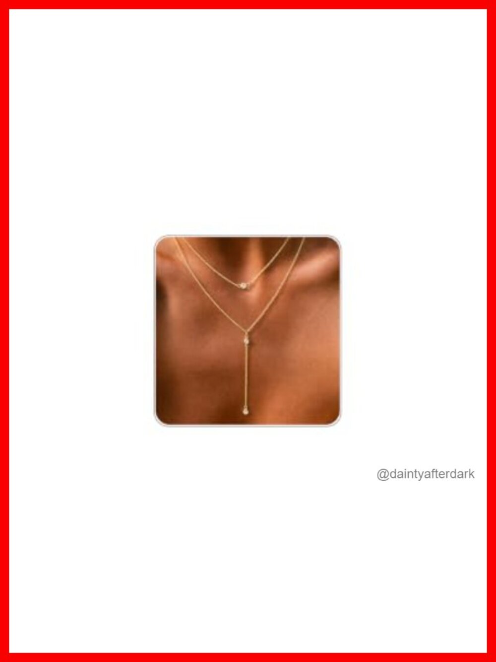 14K Gold Plated Layered Necklace Set for Women Dainty Pendant Stack
